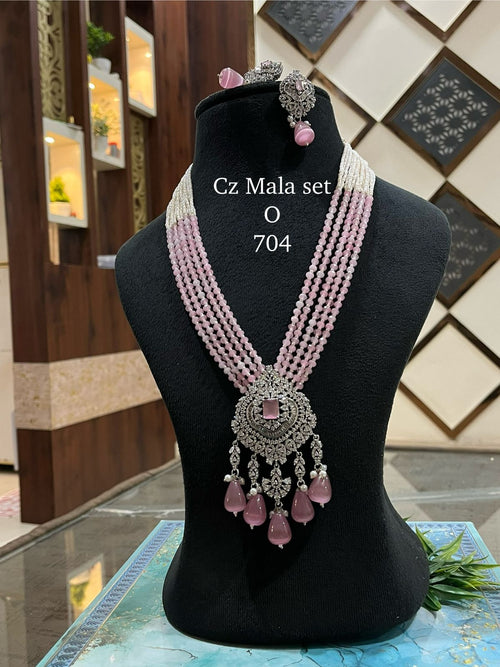 Blush Pink CZ Royal Mala Set