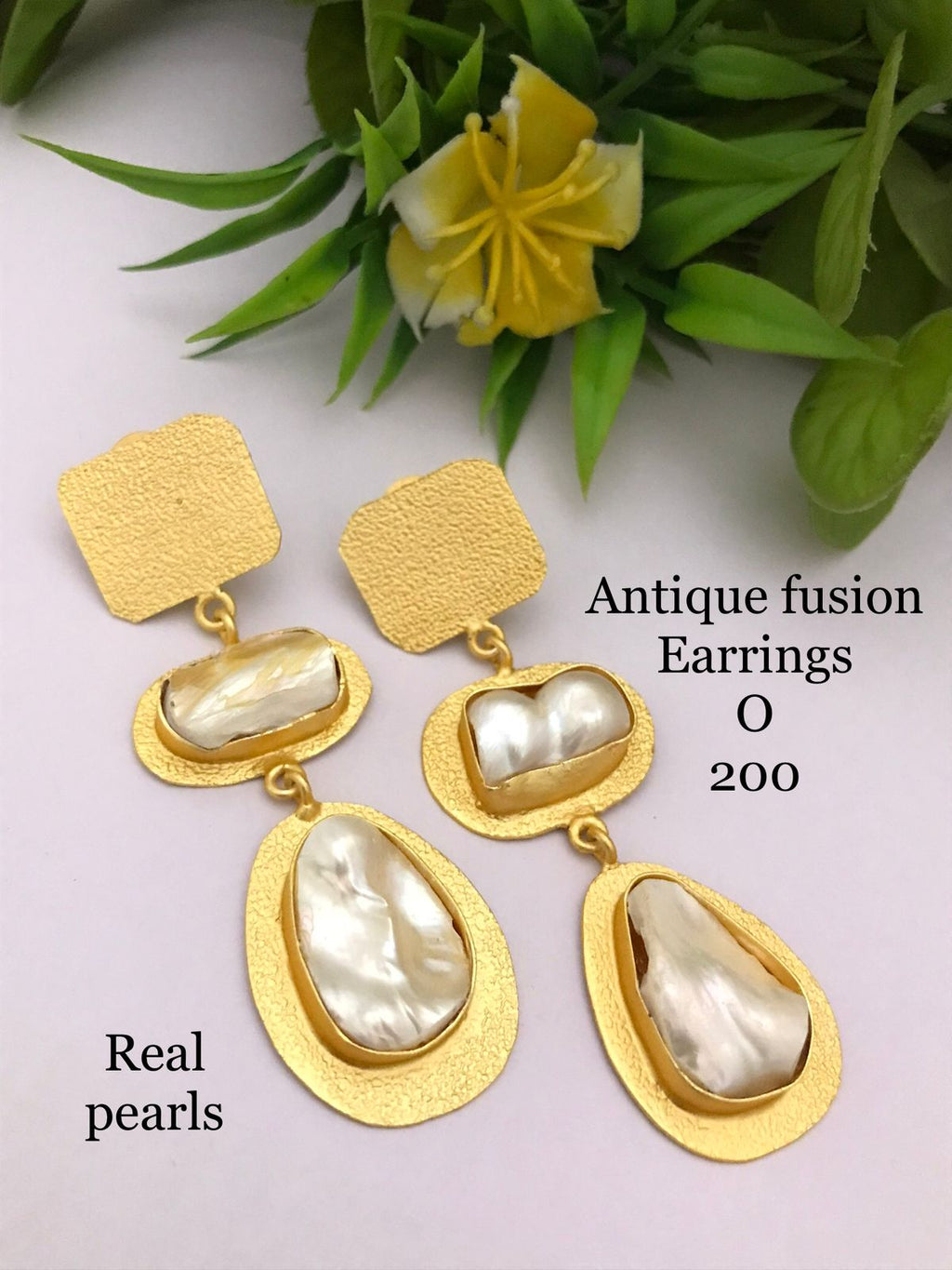 Pearl Rope Studs – Antique Fusion Earrings