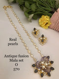 Pearl Aura – Antique Fusion Freshwater Pearl Mala Set