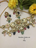 Garden Bloom Kundan Choker Set