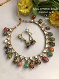 Artisan Gemstone Kundan Necklace Set