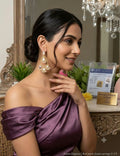 Real pearls fusion earrings