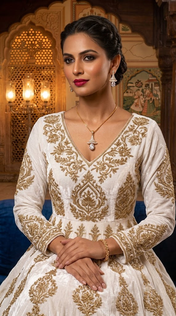 Sparkle That Speaks Elegance: The Crystal Cascade Pendant Set