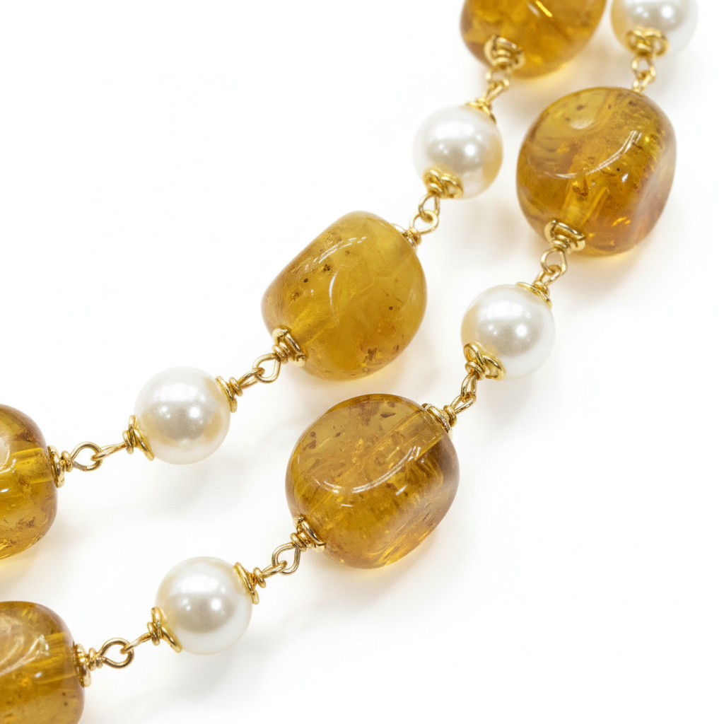 Beautiful Double Line Monalisa Tumble Mala — Full Colour Range
