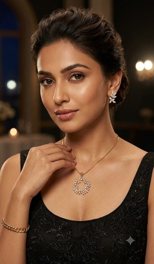 Enchanted Leaf Diamond-Accents Jewelry Set
