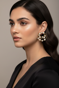 Royal Constellation Real Pearl Fusion Earrings