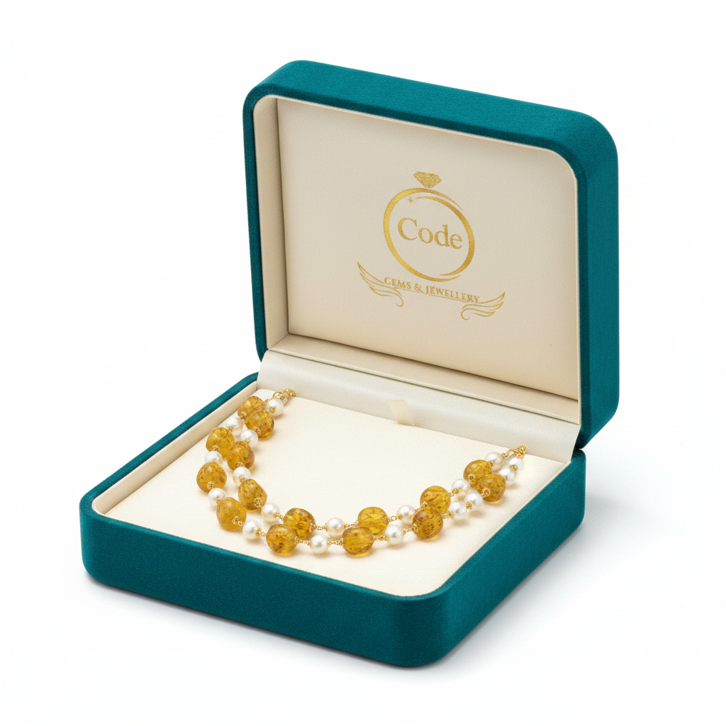 Beautiful Double Line Monalisa Tumble Mala — Full Colour Range