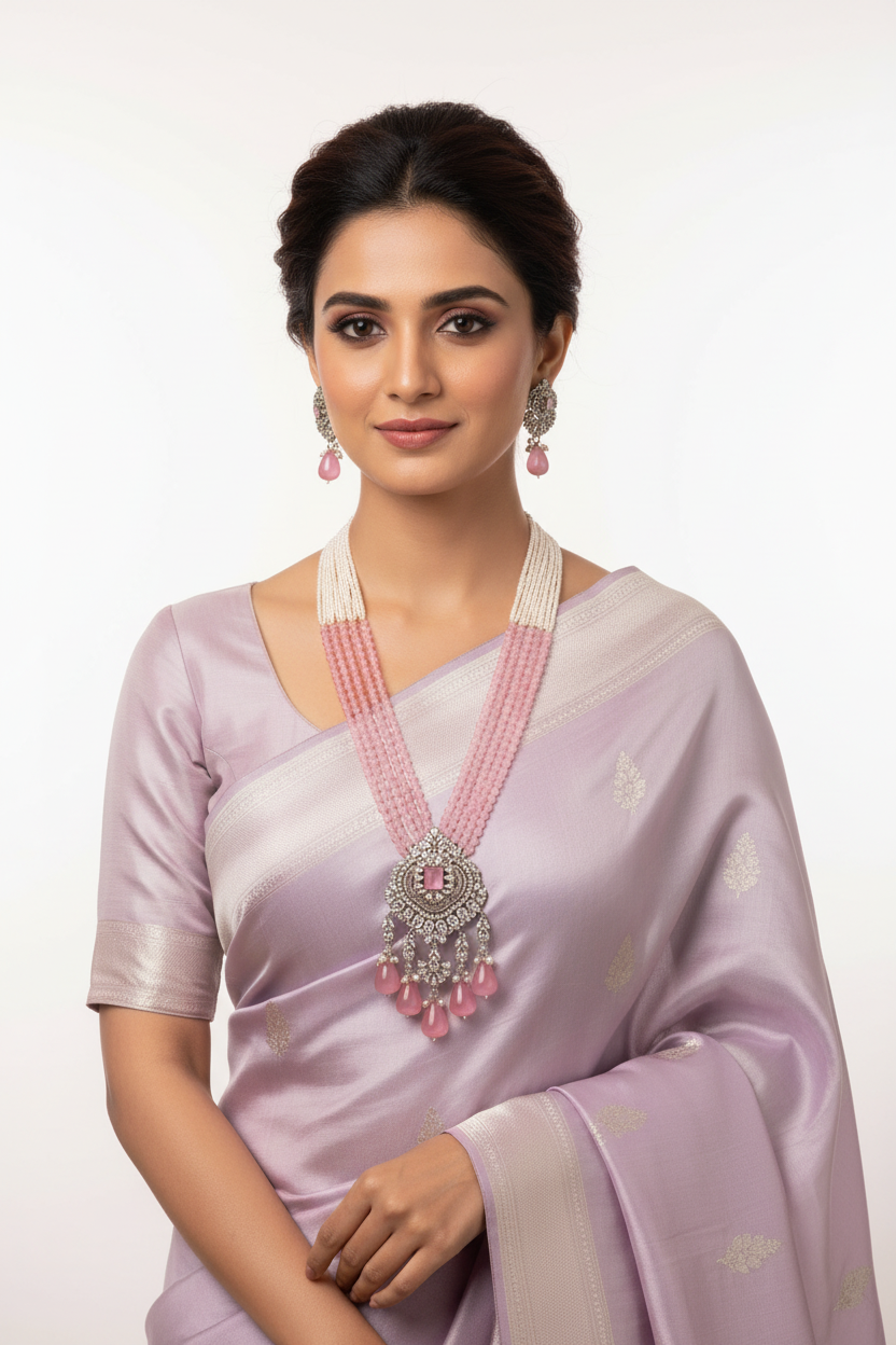 Blush Pink CZ Royal Mala Set