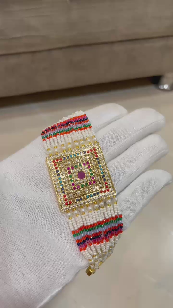 An Exquisite Masterpiece: The 'Shahi' Ruby and Pearl Multi-Strand Bracelet