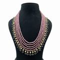 Beautiful 5 Layer Onyx Beads & Pearl Mala in Premium Colours